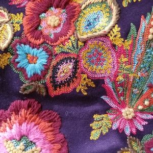 Sigrid Olsen Bags - RARE: Sigrid Olsen Leather,Embroidered Handbag Sigrid Olsen Bags - RARE: Sigrid Olsen Leather,Embroidered Handbag